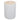 Carter Travertine Side Table - White