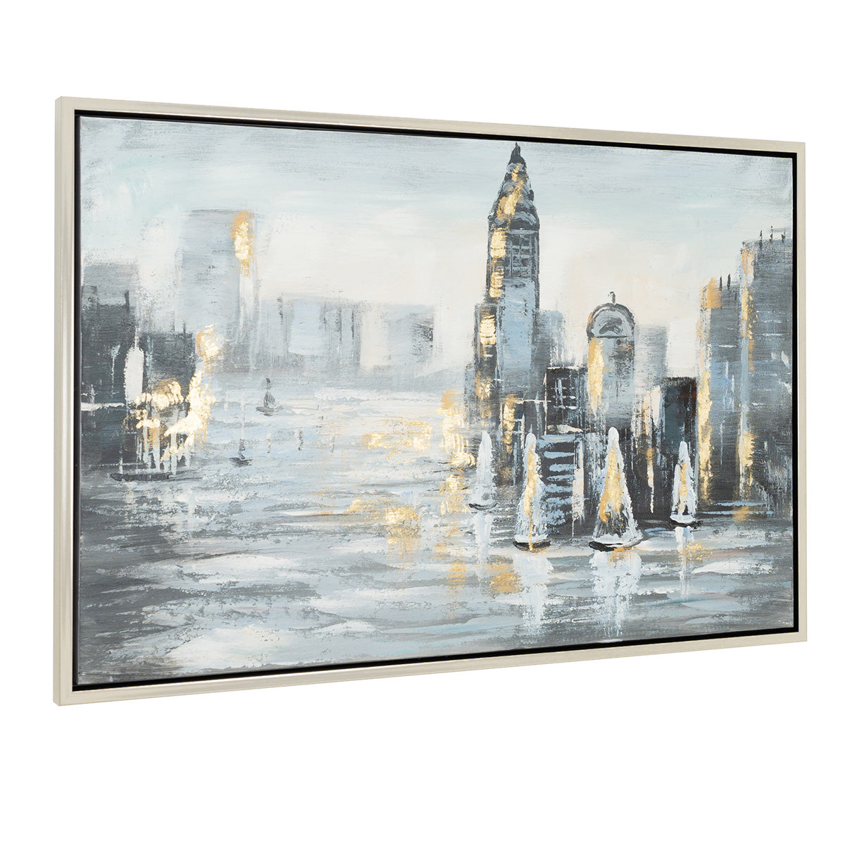 On The Way To Work Canvas Painting