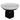 Edith Footed Bowl - Small Black