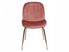 Alaina Dining Chair Blush Velvet And Gold Frame (Set of 2)