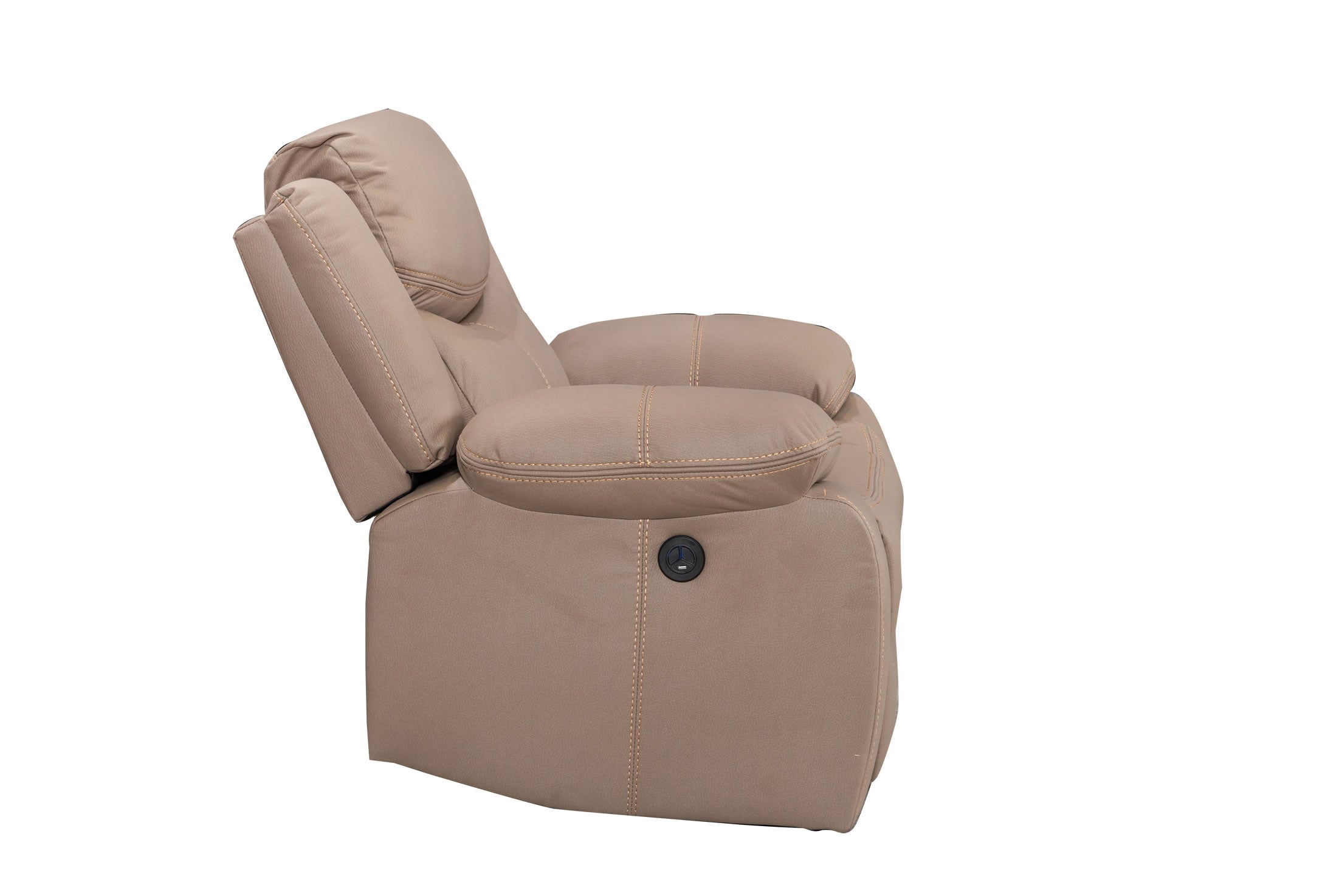 Urban 1 Seater Motion Recliner - Brown Technology Fabric