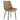 Loie Dining Chair - Black Powdercoated Steel Legs - Light Mocha Mousse Velluto Luxe Velvet