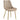 Lora Dining Chair - Beige Velvet with Gold Legs (Set of 4)