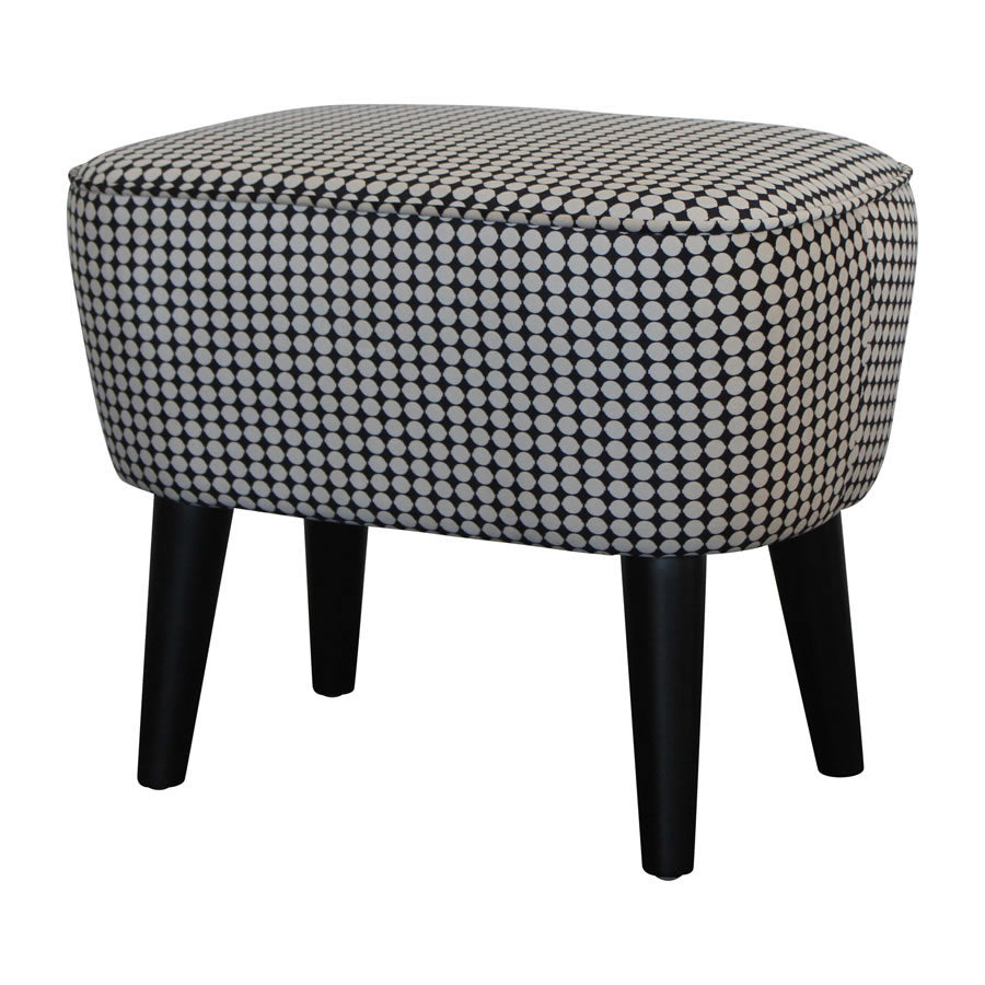 Gellert Foot Stool - MonoChrome Dot