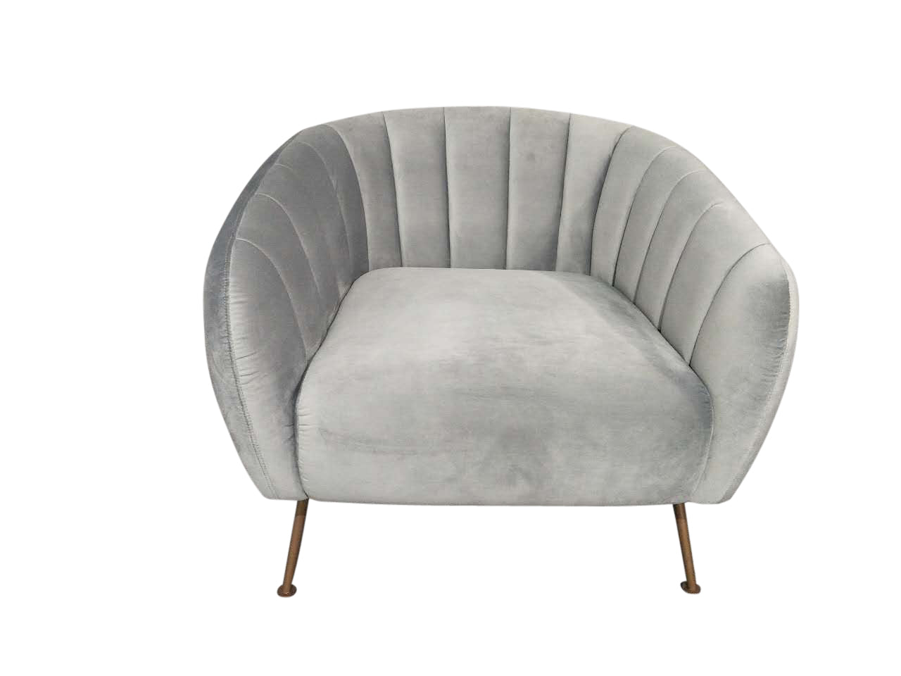 Montez Chair - Grey Velvet