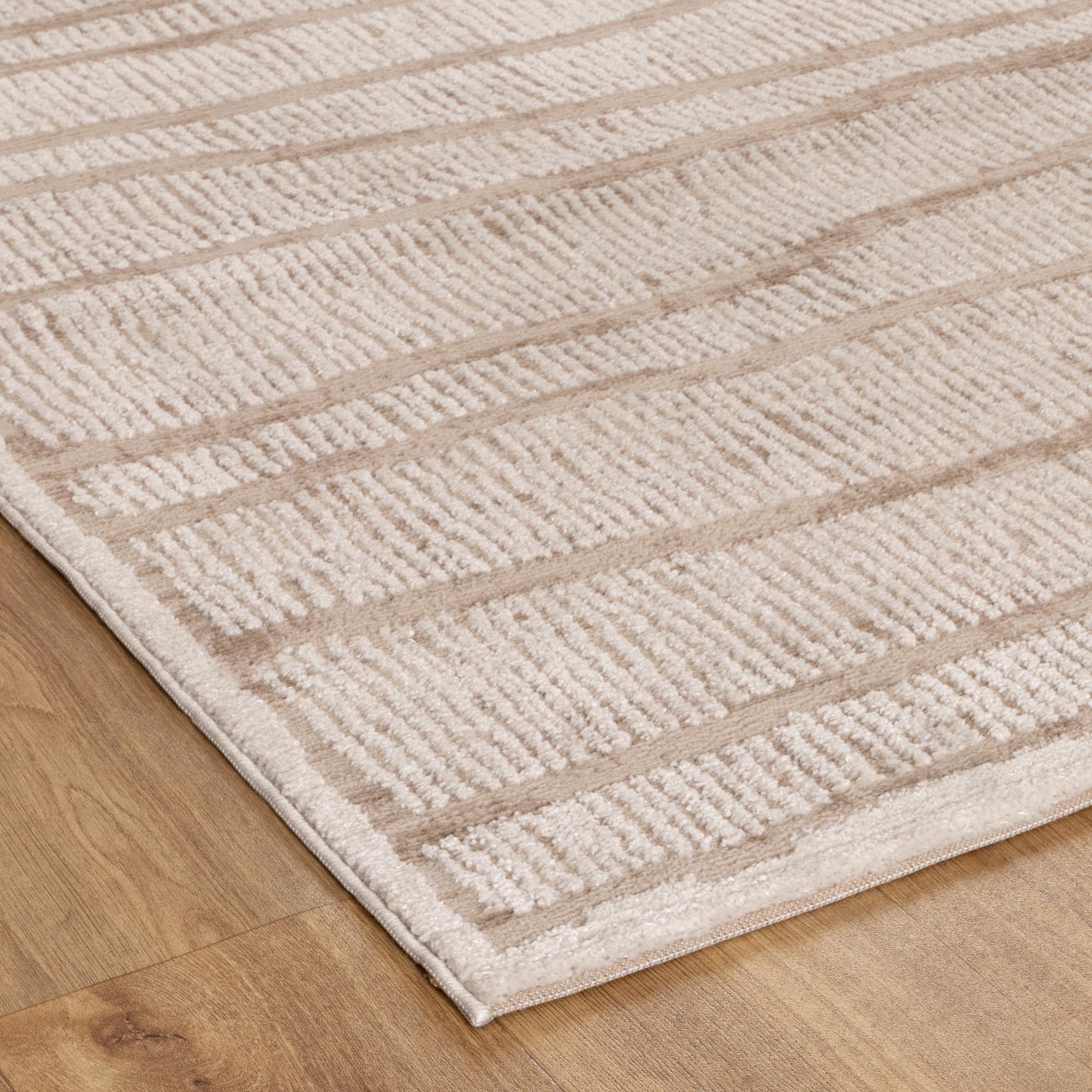 Sieva Abstract Ivory Lines Rug