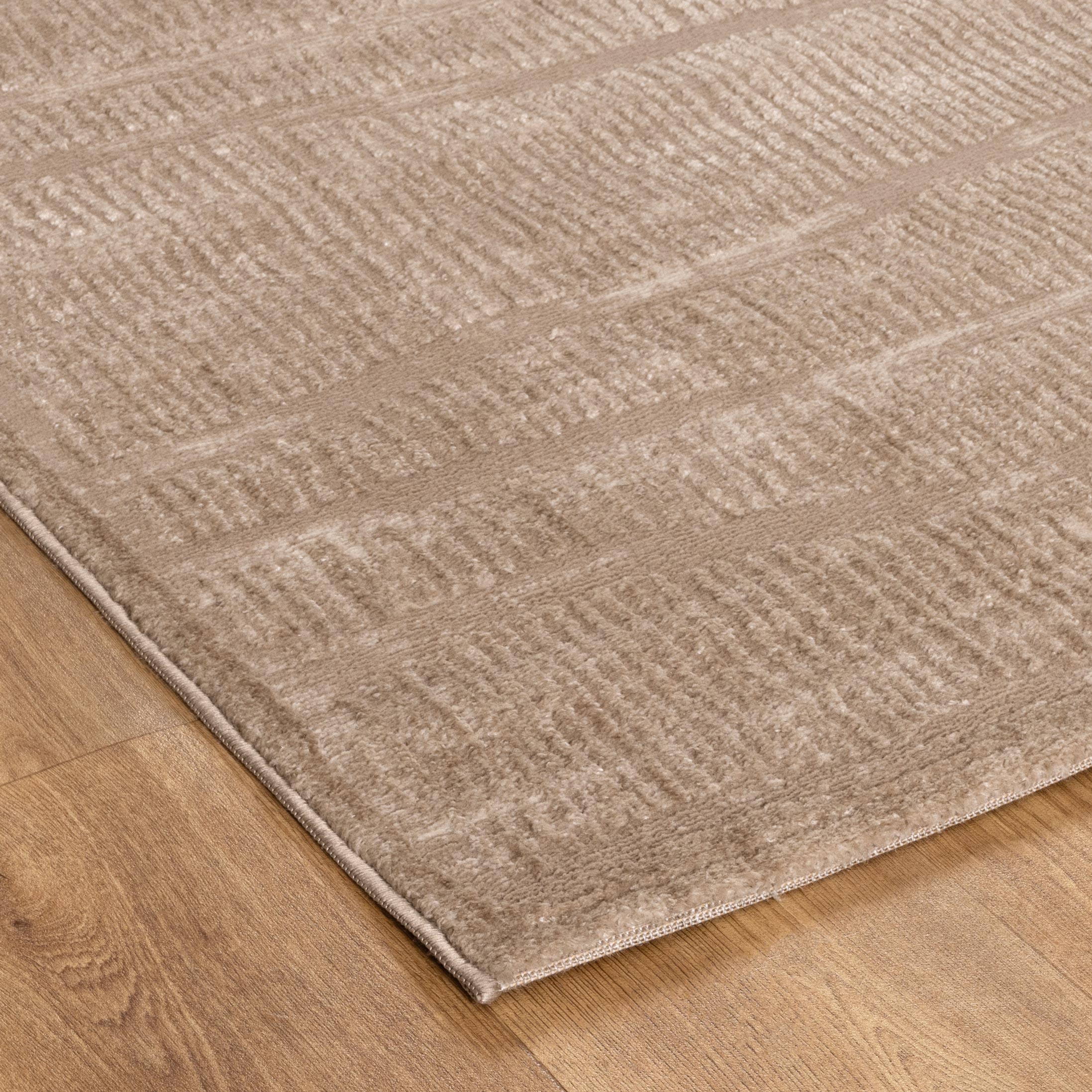 Sieva Abstract Beige Lines Rug