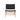 Zen Close Weave Lazy Chair - Black