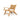 Zen Close Weave Lazy Chair with Arms - Sand