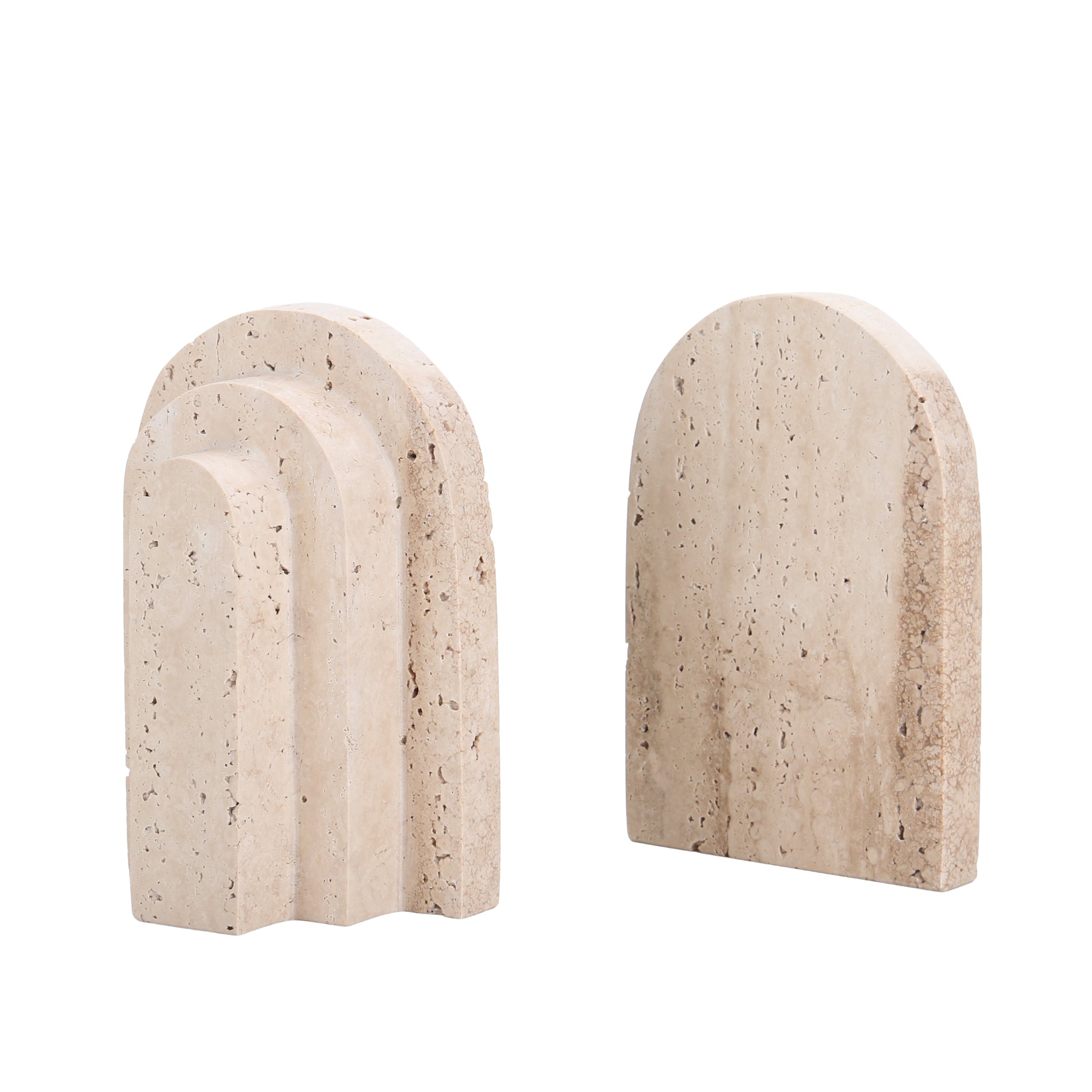 Nuvon Stone Bookend - Beige