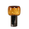 Brunelle Amber Large Glass Vase - Brown