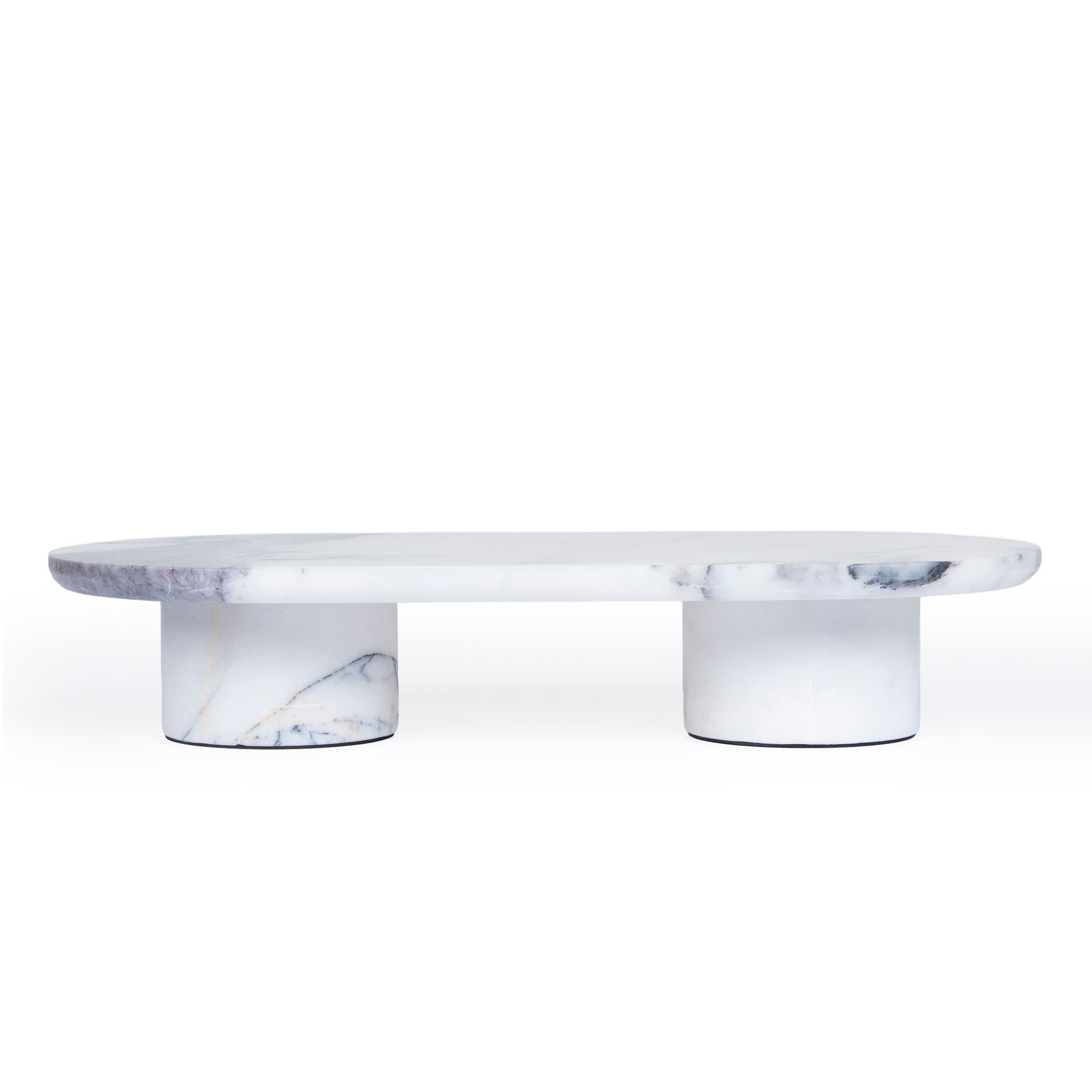 Elari Natural Marble Tray - White