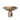 Cavo Arc Pedestal Metal Large Tray - Antique Brass