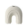 Erolin Ceramic Curved Arch Ornament - White