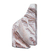 Tavira Step Marble Sculpture - Red Ochre