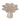 Paloma Petal-Shaped Travertine Vase - Beige