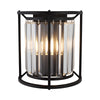 Aideen 2 Light Wall Light - Black