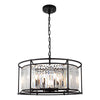 Aideen 8 Light Pendant - Black