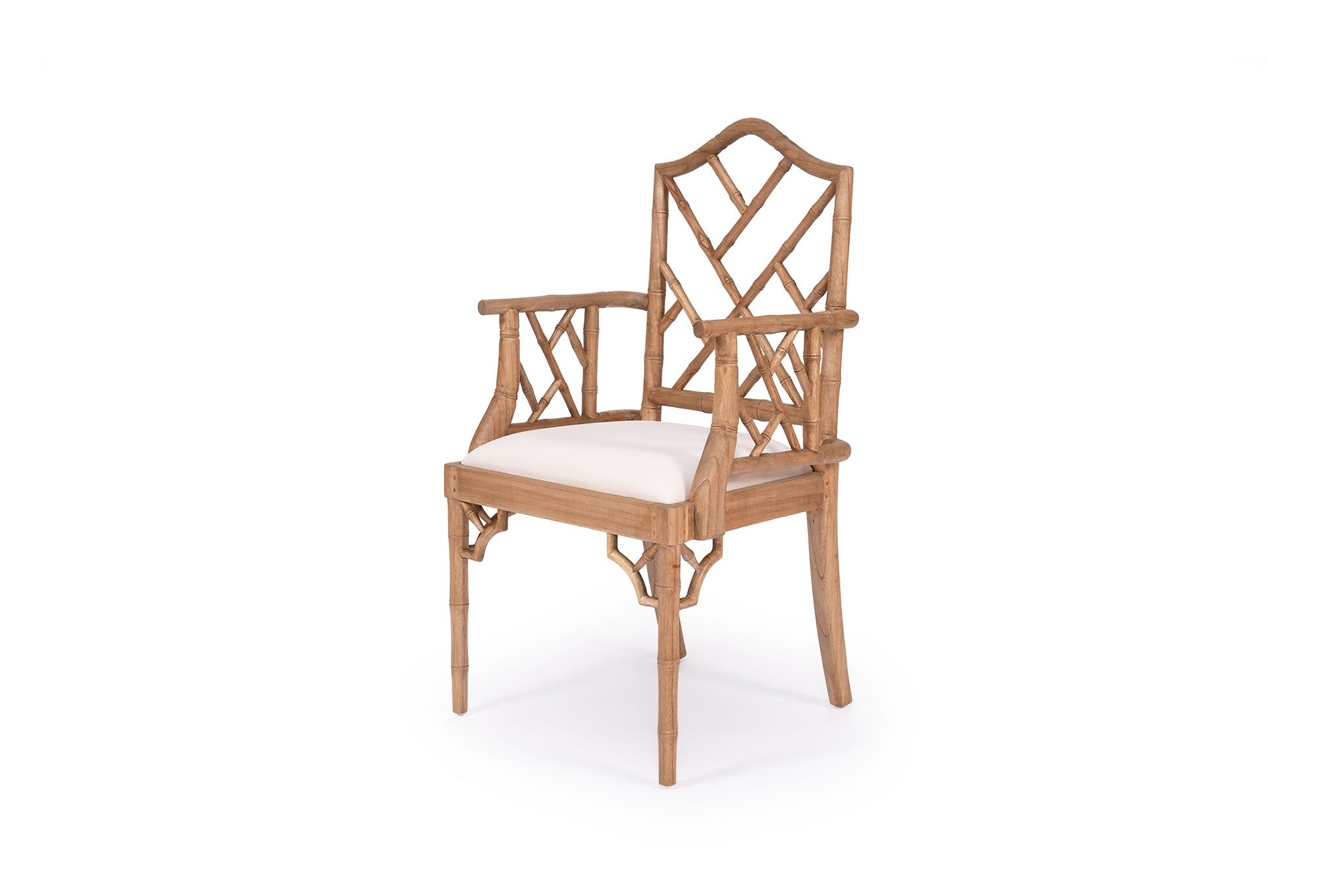 Chippendale Armchair - Weathered Oak