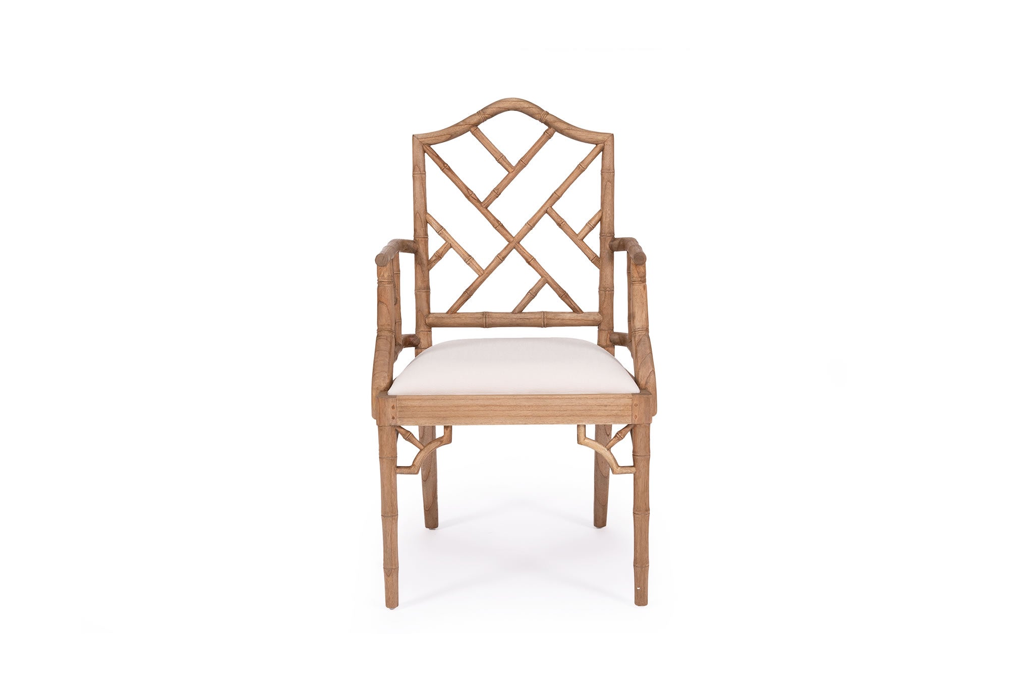 Chippendale Armchair - Weathered Oak