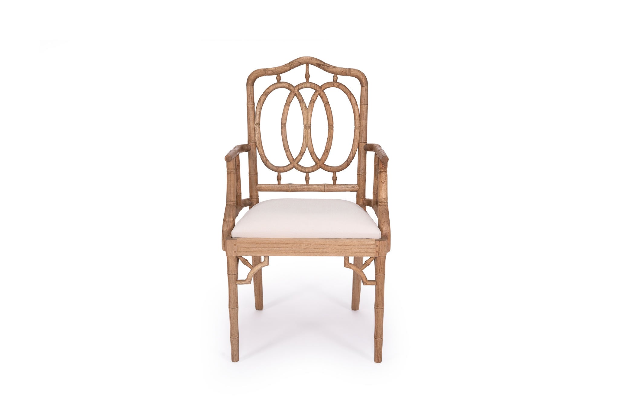 Chippendale Armchair - Weathered Oak Ring