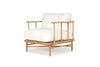 Ocea Armchair - Natural White Cushions