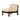 Parker Armchair - Natural on Charcoal Frame