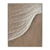 Ondelle 80 x 100cm Framed Canvas - Natural