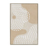 Solune 80 x 120cm Framed Canvas - Natural