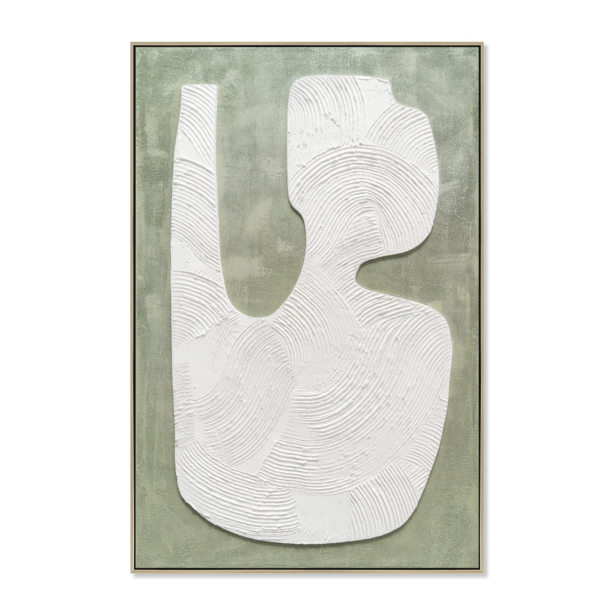 Sano 80 x 120cm Framed Canvas - Natural