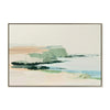 Coastal Mirage 120 x 80cm Framed Canvas - Natural
