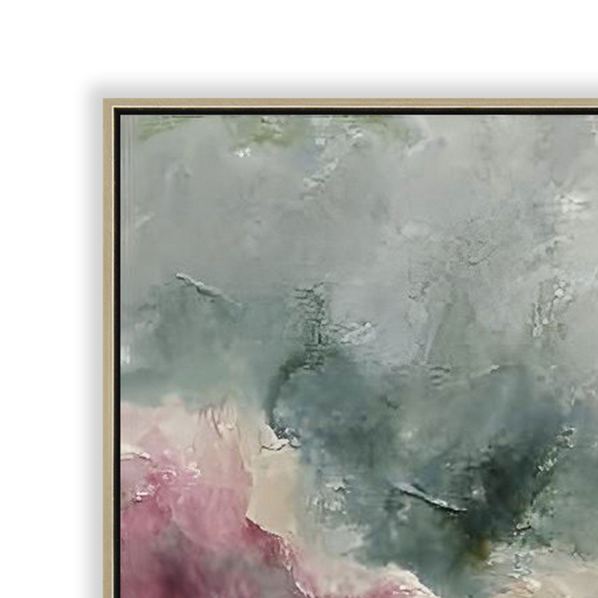 Aurora Rosa 120 x 80cm Framed Canvas - Natural