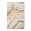 Alabaster Veins 80 x 120cm Framed Canvas - Natural