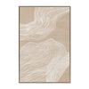 Terra Flow Style B 80 x 120cm Framed Canvas - Natural