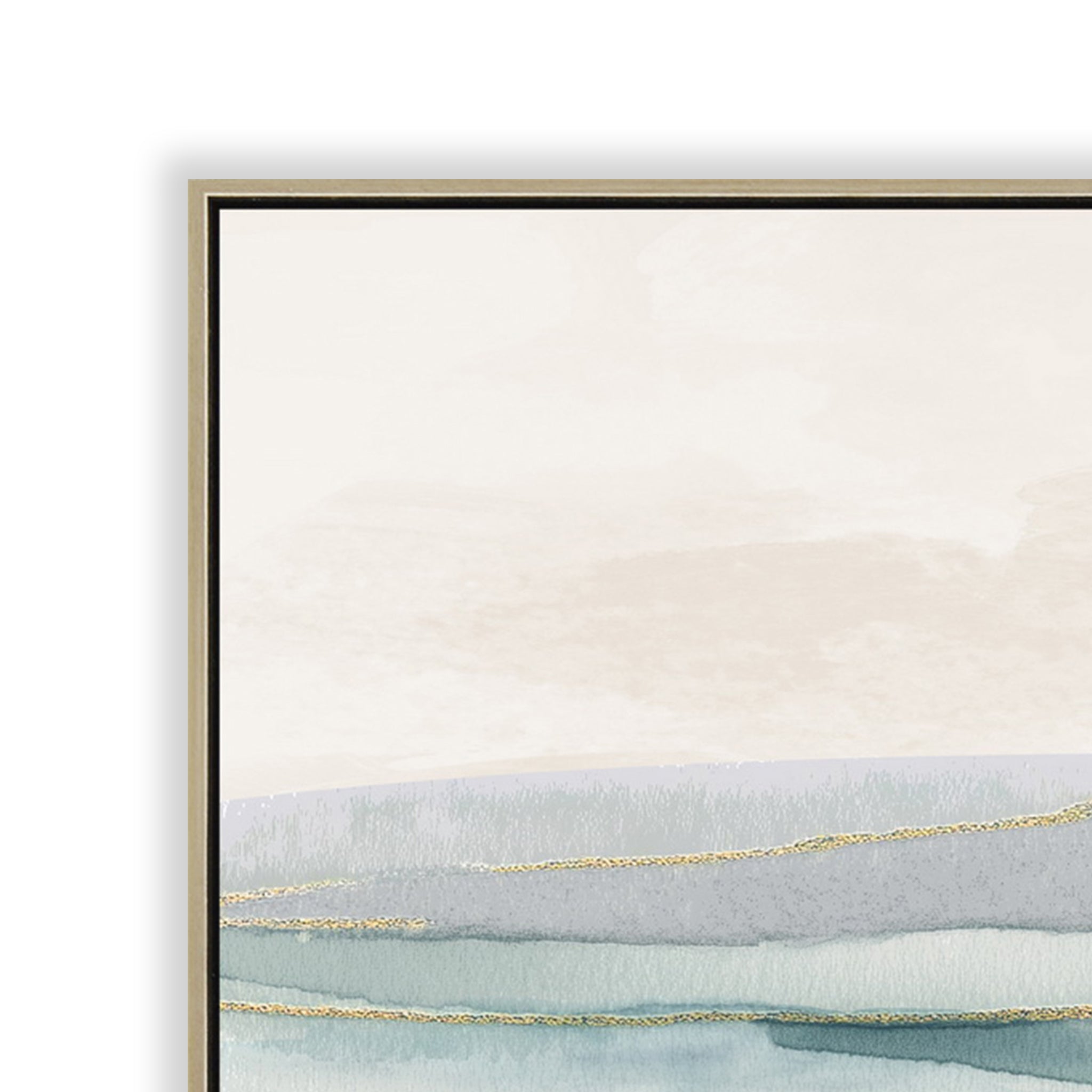 Aurora Vista 120 x 80cm Framed Canvas - Natural