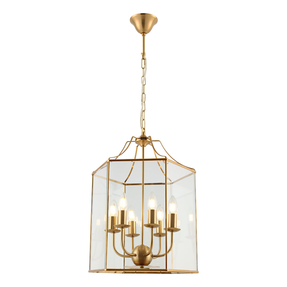 Harmony Pendant - Large - 6 Lights - Gold
