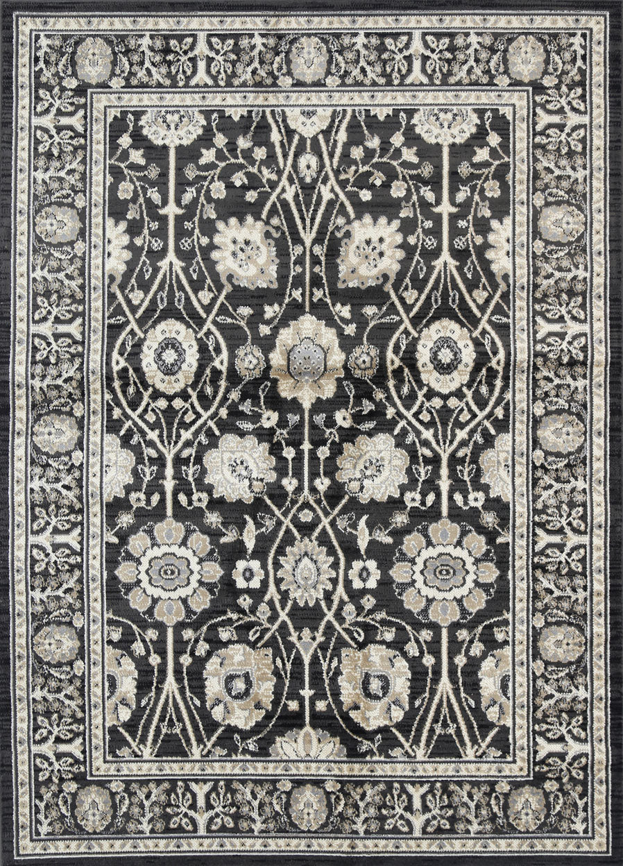 Arya Grey Oriental Rug 160x220cm