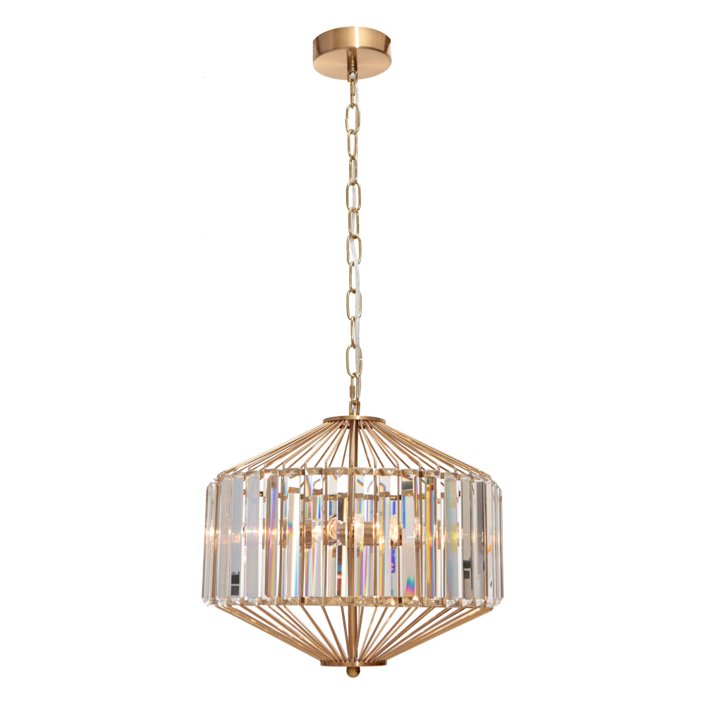 Arda 3 Light Pendant - Gold