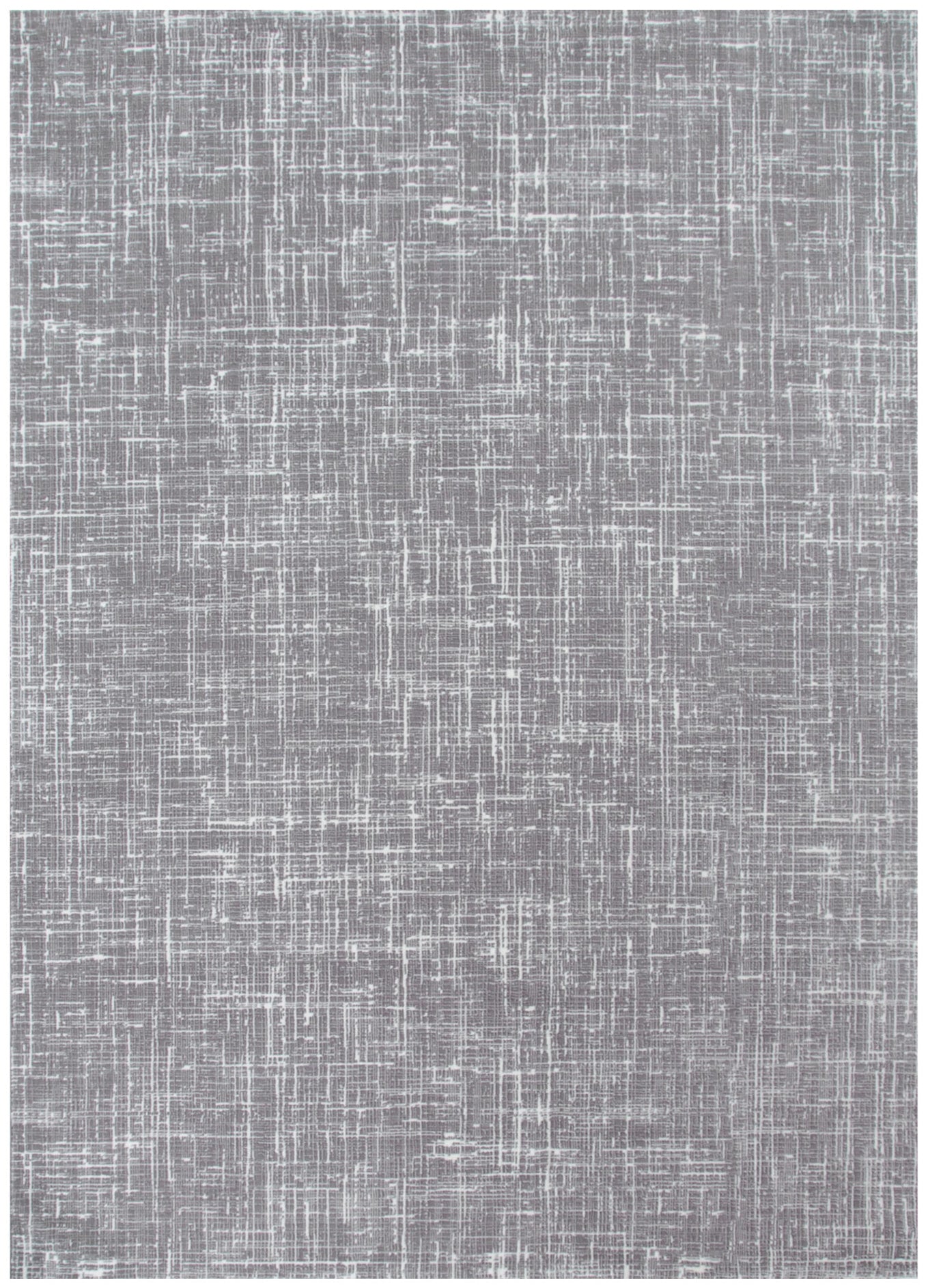 Atreo Distressed Geo Lines Grey Rug