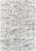 Atreo Distressed Geo Squares Grey Rug