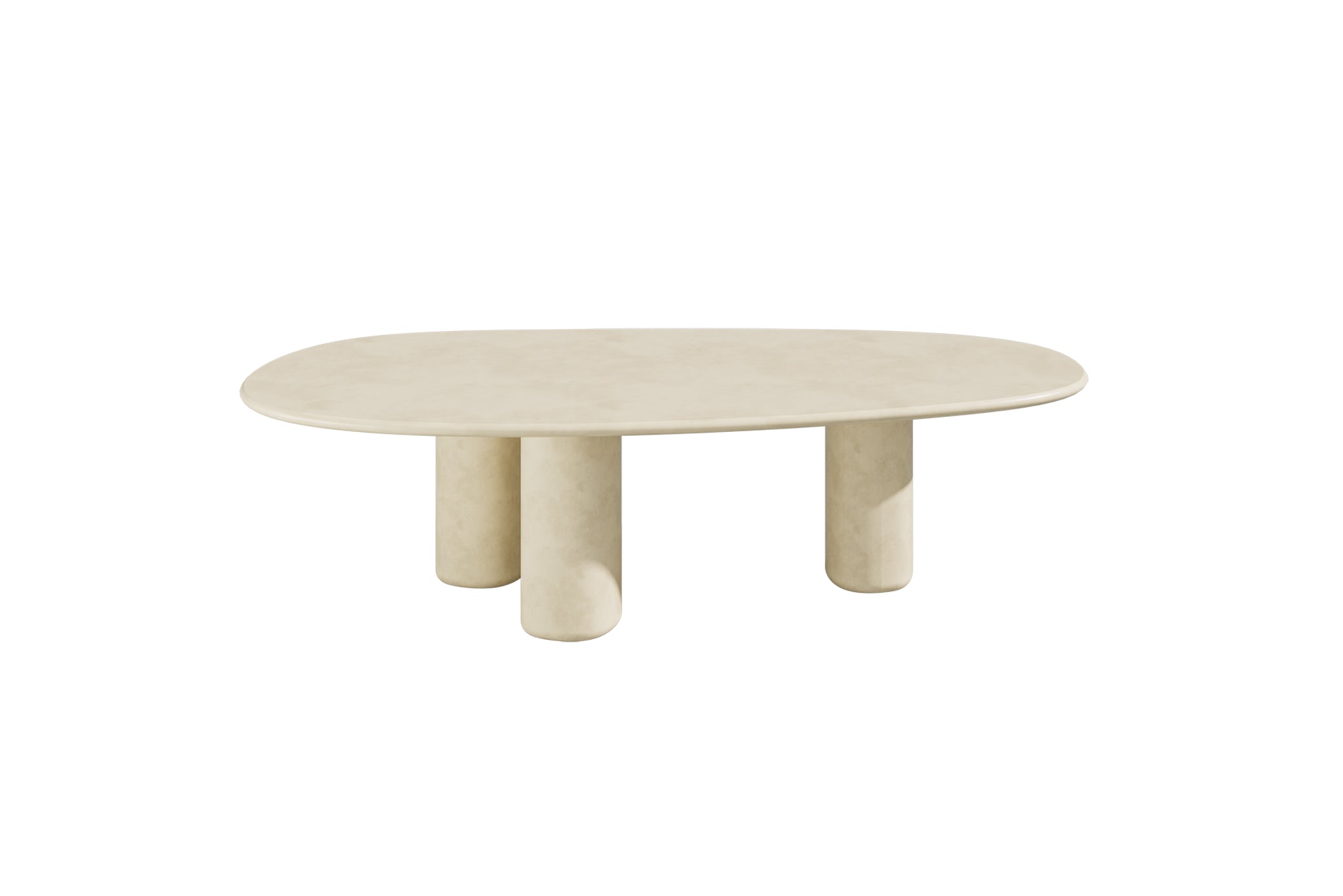 Terra Outdoor Organic Oval Dining Table - Off White