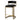 Adela Black Velvet Bar Stool - Golden Base