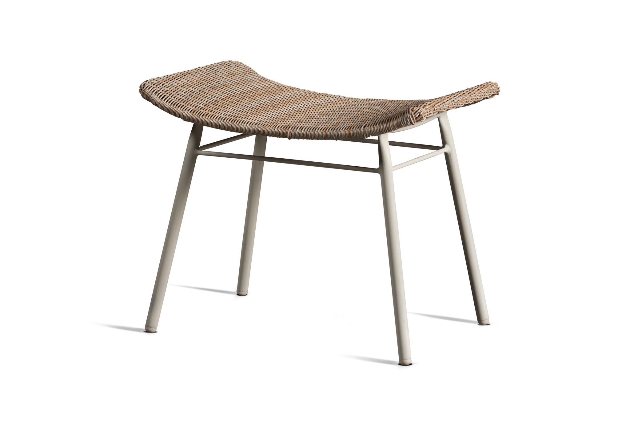 Amos Footstool - Linen