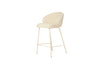 Anders Counter Stool - Natural with White Legs