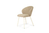 Anders Dining Chair - Pebble with White Legs