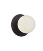Wall Int S/M G9 Round Opal Diffuser W/ Round Black Base
