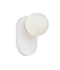 Wall Int S/M G9 Round Opal Diffuser W/ Oblong White Base