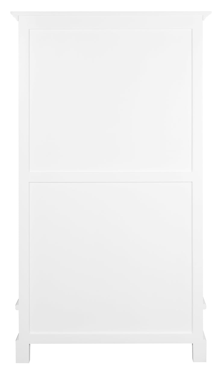 Tasmania 2 Drawer Bookcase - White