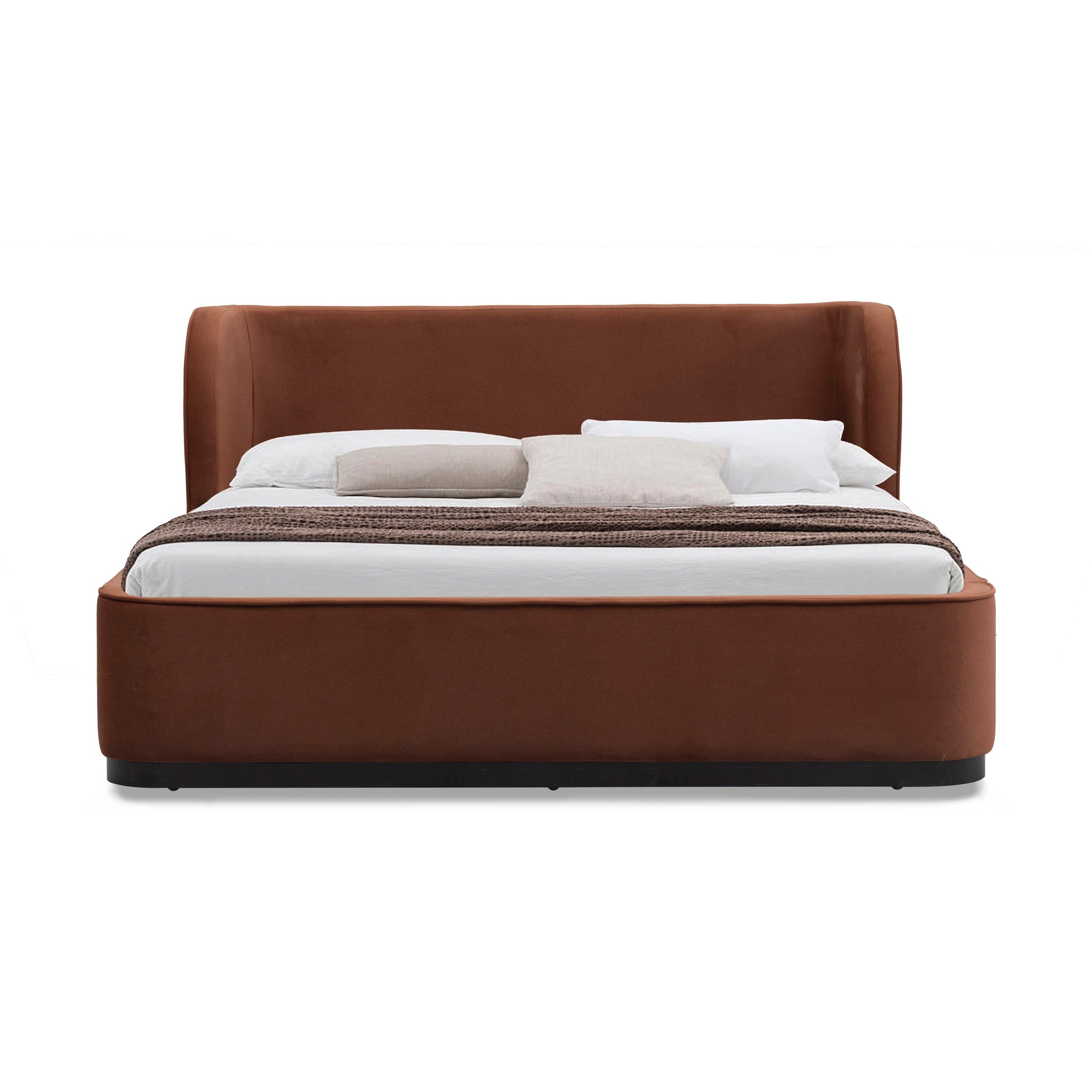 Jamar Queen Bed Frame - Umber Orange