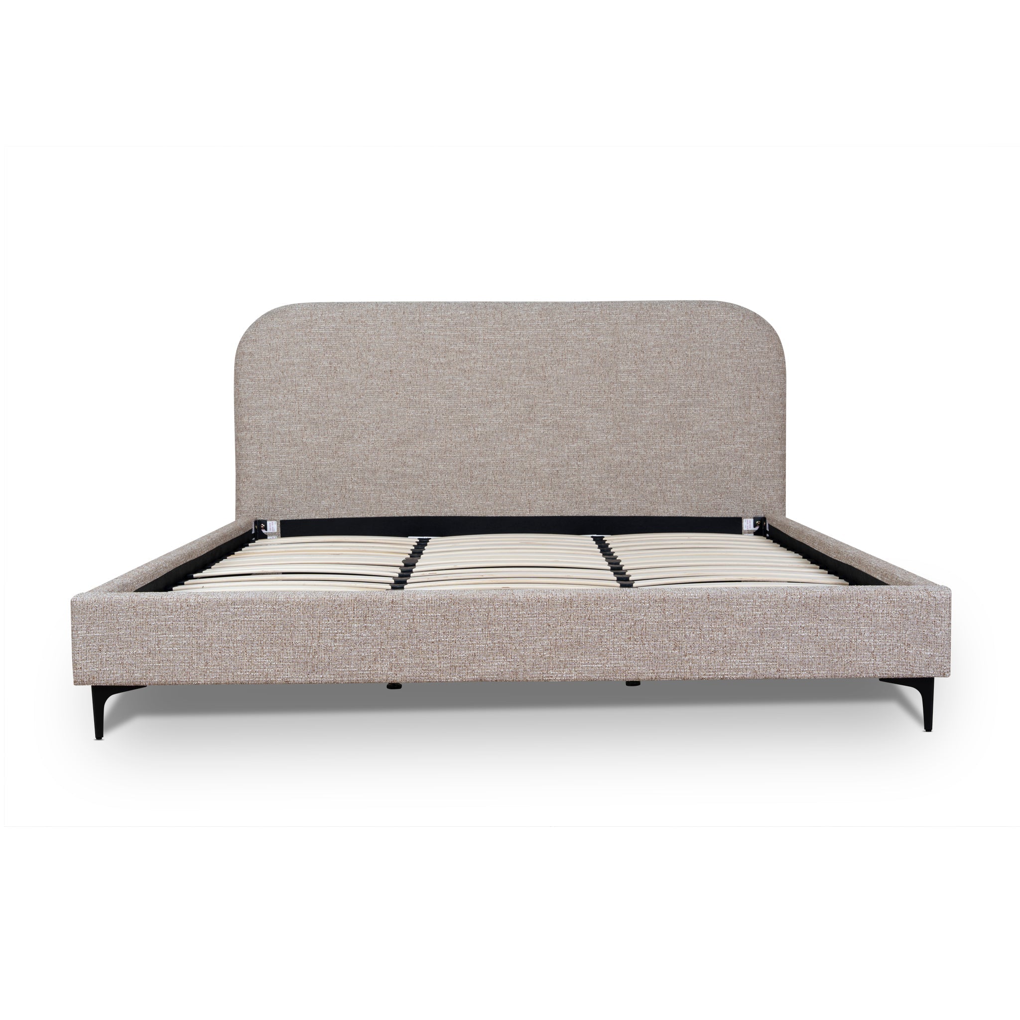 Meredith King Bed Frame - Stonish Beige